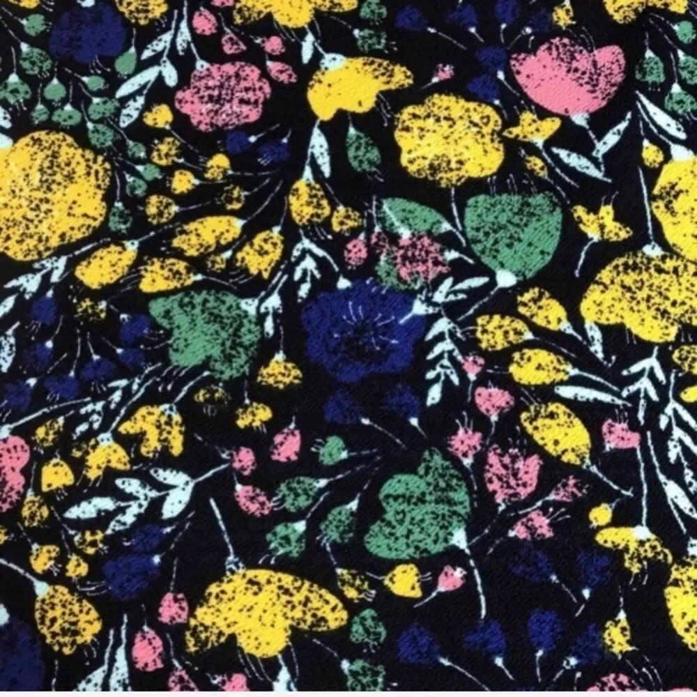 Lularoe Floral Print Cassie Skirt - L - Picture 3 of 5